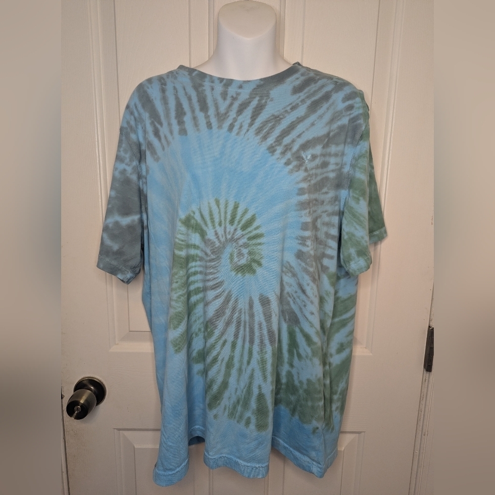 AMERICAN‎ EAGLE SUPER SOFT STANDARD FIT Tee Shirt Men Tie Dye, Size Large